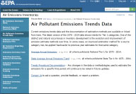 Air Emissions Trends website image